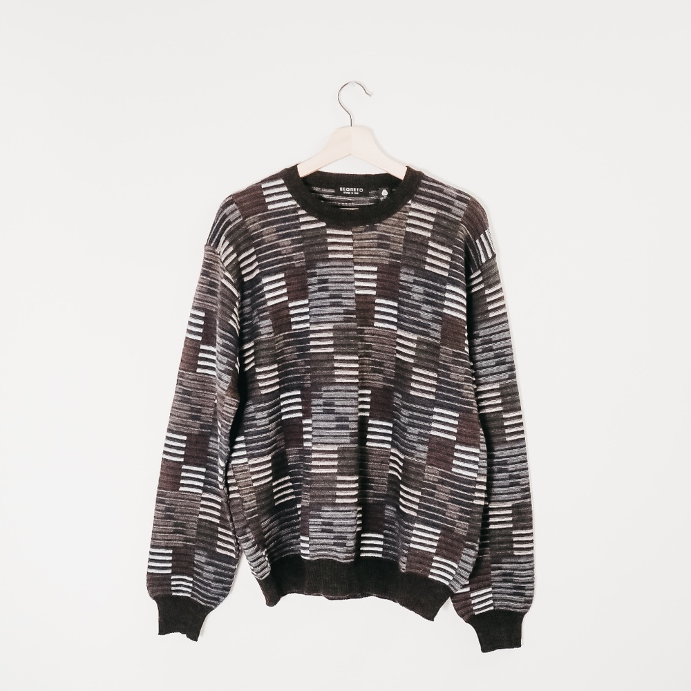 Segreto 100% Fine Merino Wool Men's Sweater Size L